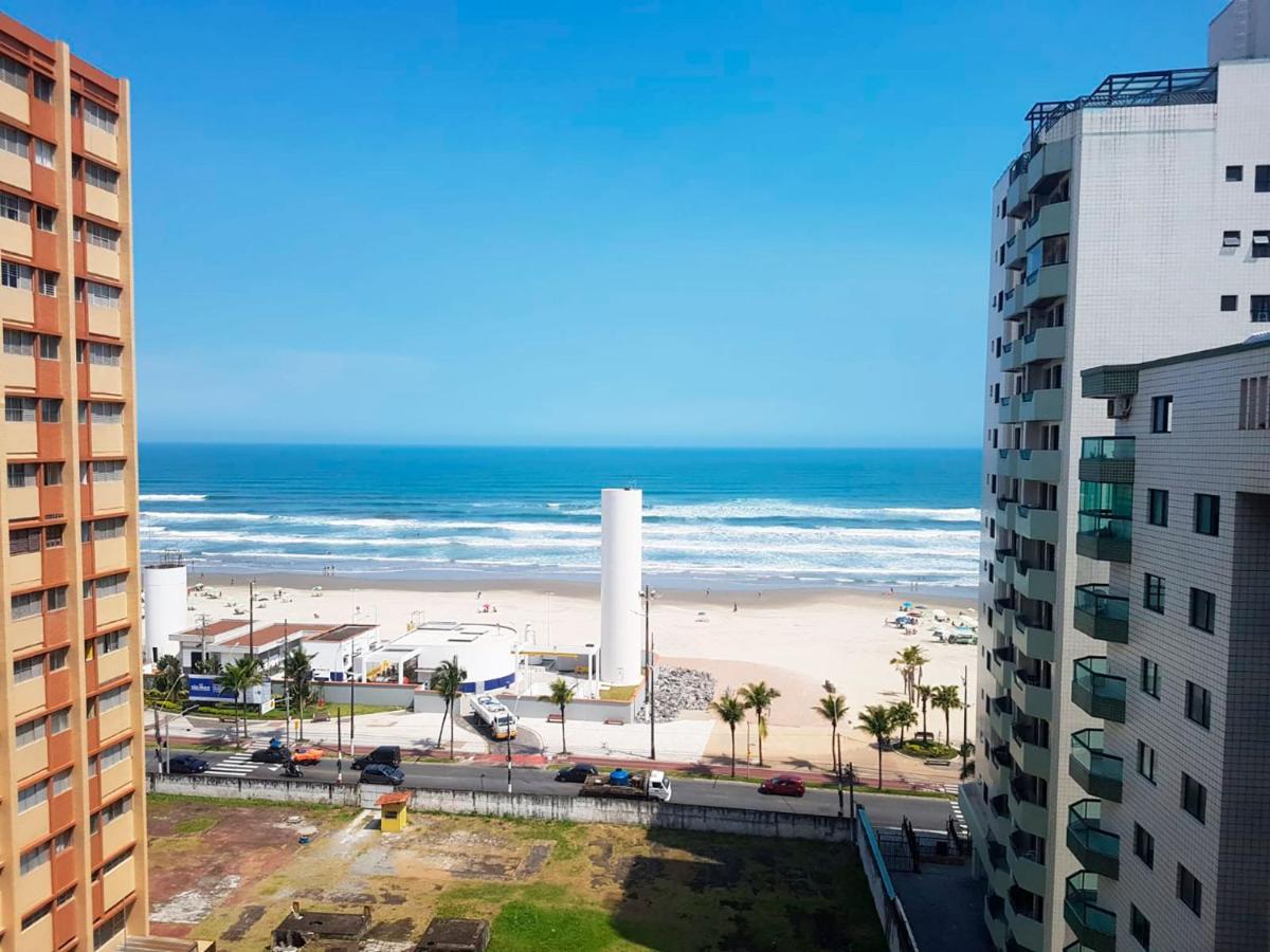 Apto com vista para praia Tupi na Praia Grande-SP Praia Grande (Santos) Exterior foto